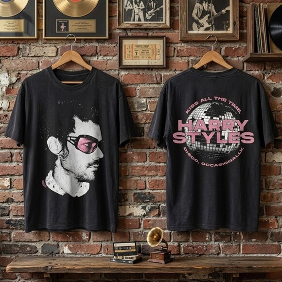 Gildan Other - Harry Styles Vintage Disco Tour Tee Pop Concert Shirt Y2K Streetwear